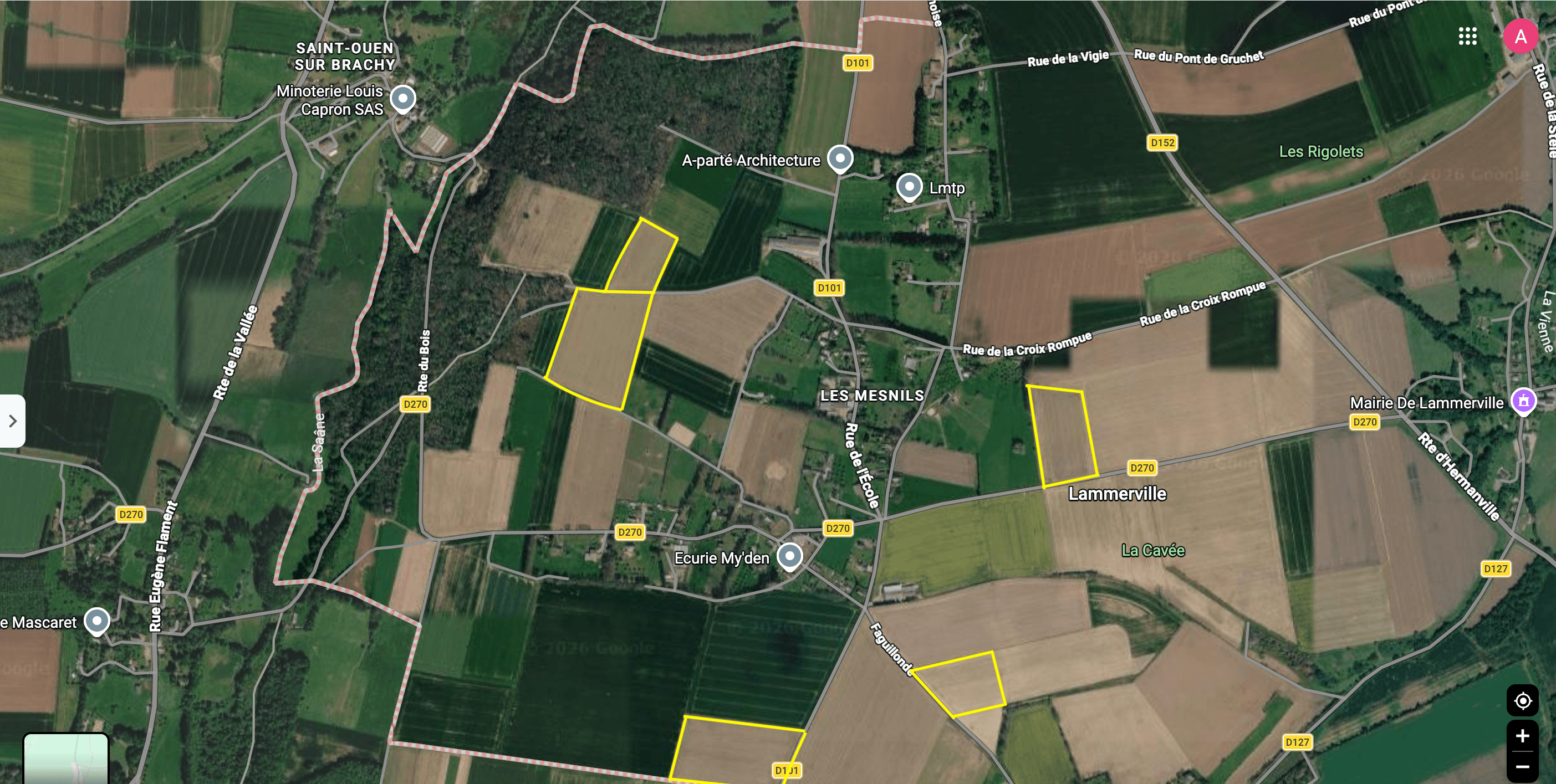 Terres de polyculture-élevage - 14.5 ha - Lammerville - Image 2