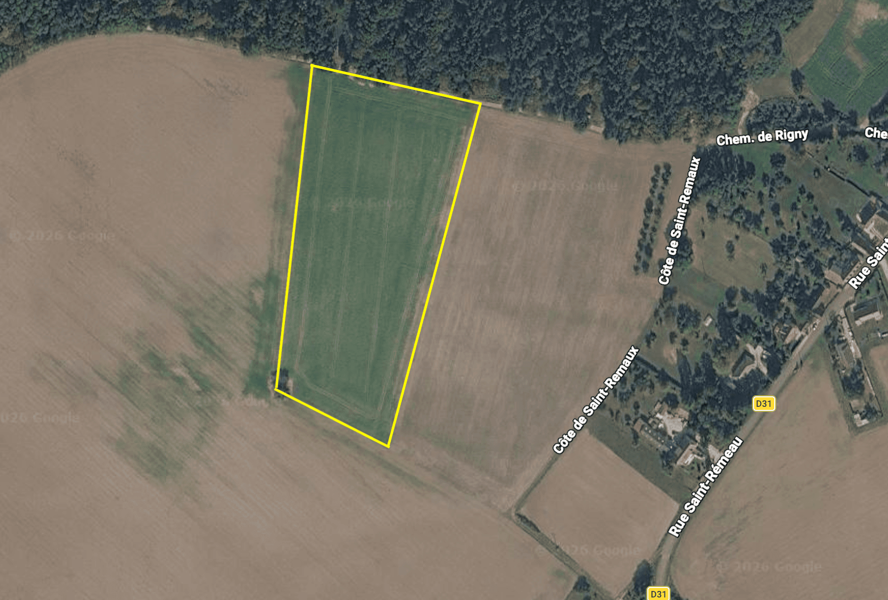 Terres céréalières - 3.0 ha - Paisy-Cosdon