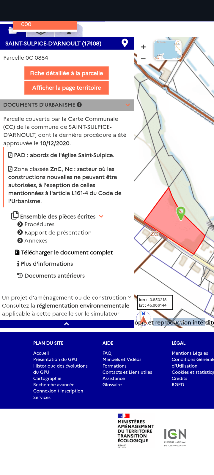 Terres agricoles - 1.1 ha - Saint-Sulpice-d'Arnoult - Image 3