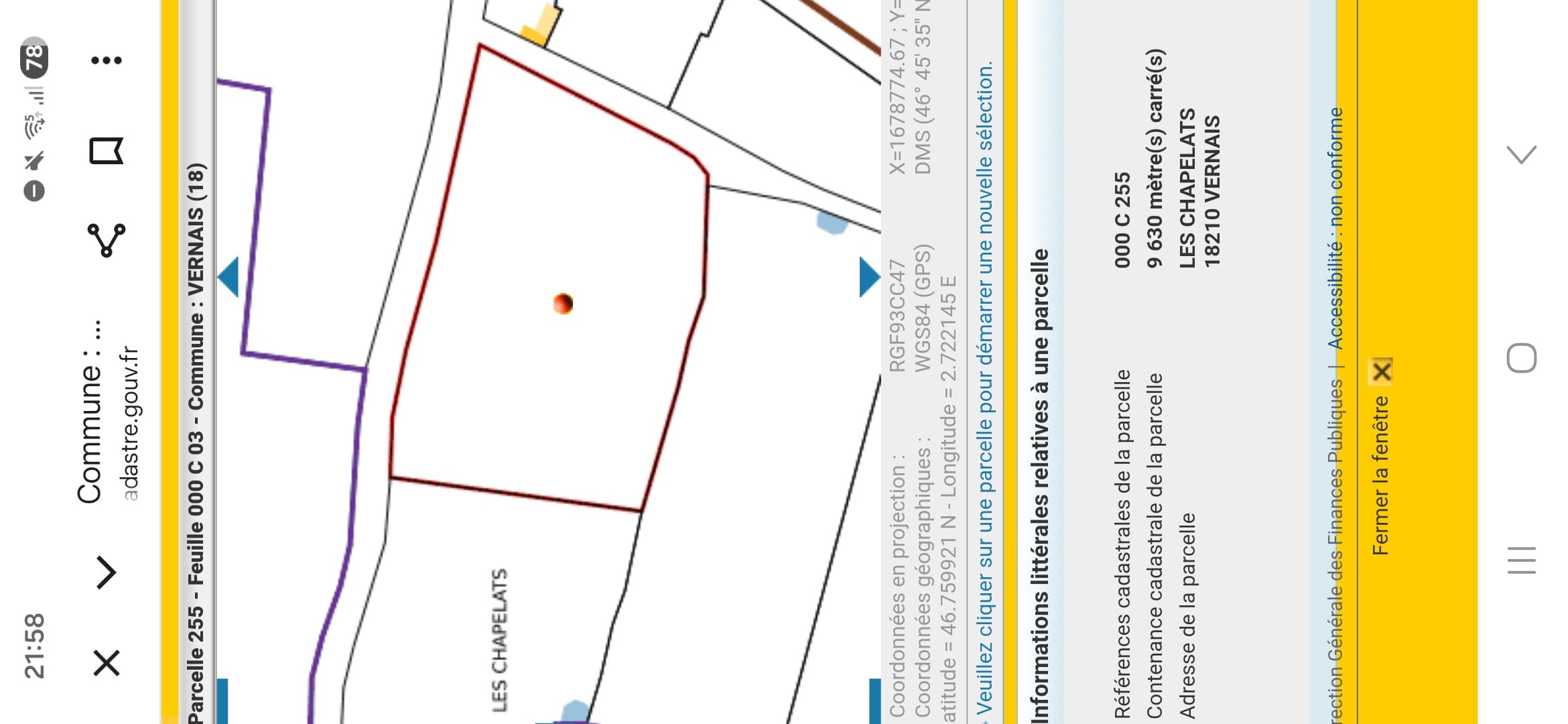 Terres agricoles - 1.0 ha - Vernais - Image 2