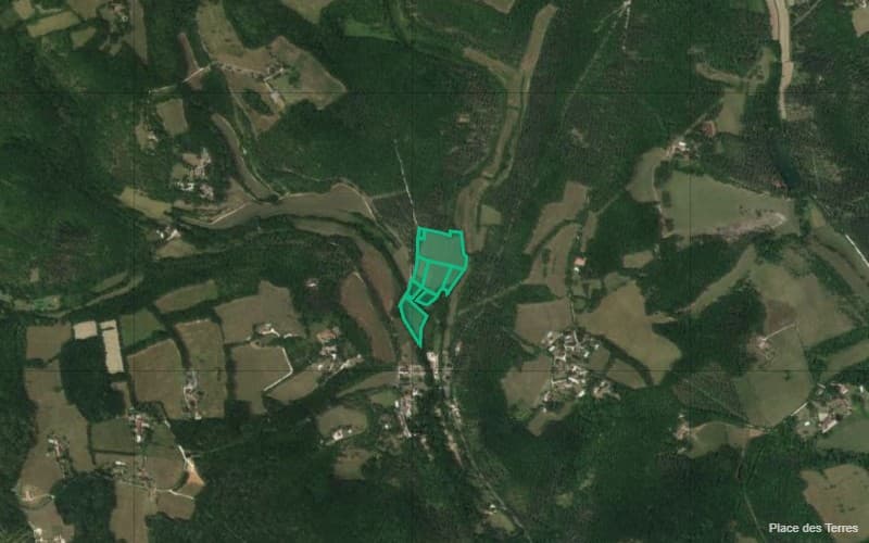 Terres agricoles - 3.3 ha - Saint-Martin-des-Combes