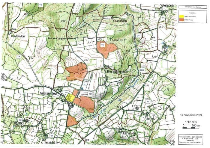 Exploitation de 30 ha avec bâtiments