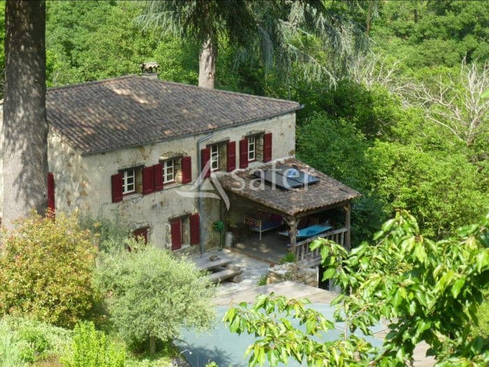 Mas Cévenol et maison annexe pour projet de vie et agrotourisme en Pays Viganais